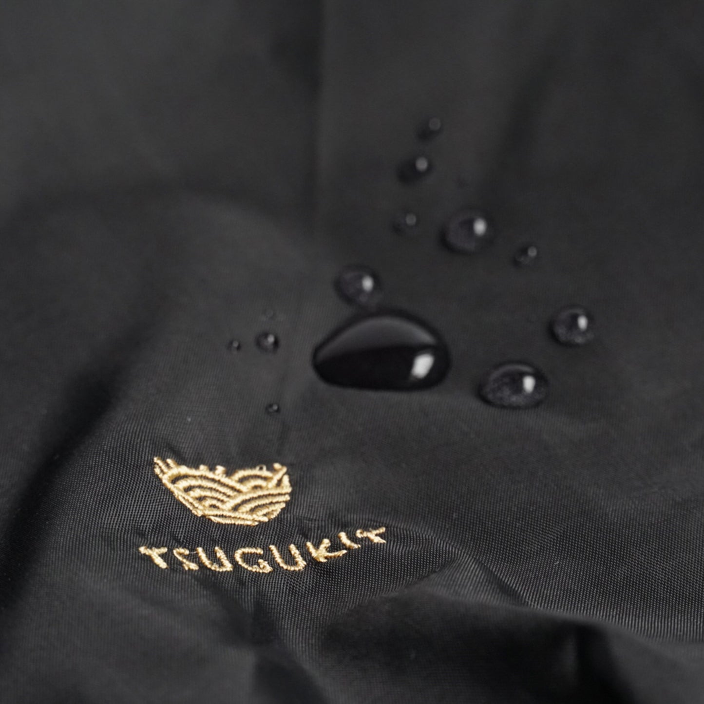 Arm Cover for Kintsugi Repair and DIY【Long Size】Water Repellent Black Nylon Polyester Cotton