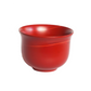 Japanese Red Lacquered Cup - Handcrafted by Lacquer Master Yagi
