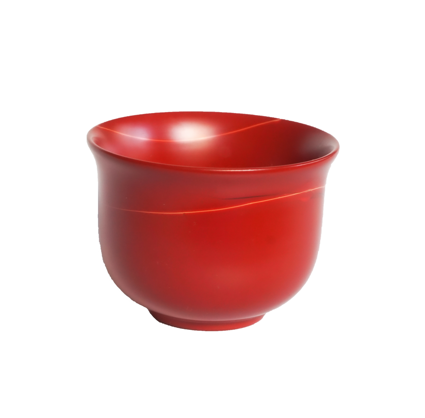 Japanese Red Lacquered Cup - Handcrafted by Lacquer Master Yagi